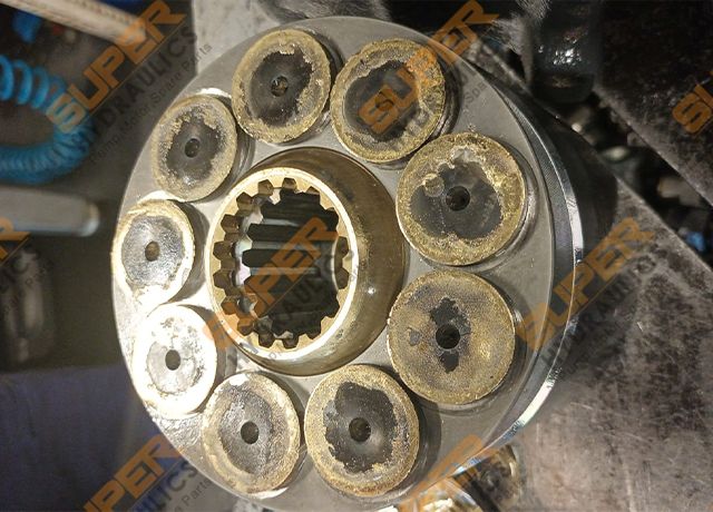 Failure Damage of Rotary group DPVP108 pump 